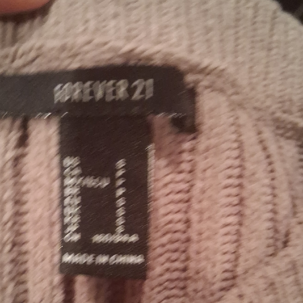 Forever 21 Beige Knit Sweater